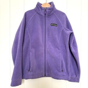 Columbia Fleece Jacket Kids size 10-12 Color Purple